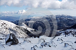 Madonie mountain in winter