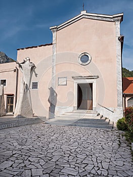 Madonna al Cavatore Church in Colonnata, Carrara - Italy