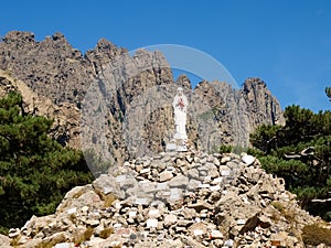 Madonna on Col of Bavella