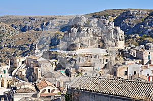 Madonna de Idris. Sassi of Matera. Basilicata. Italy.