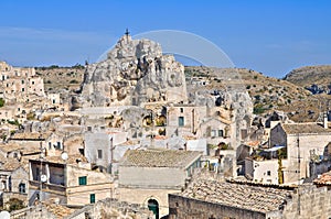 Madonna de Idris. Sassi of Matera. Basilicata. Italy.