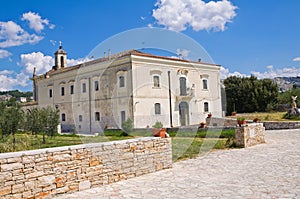 Madonna del Sabato Sanctuary. Minervino Murge. Puglia. Italy.