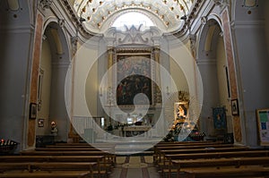 Madonna del Sabato Sanctuary. Minervino Murge. Puglia. Italy.