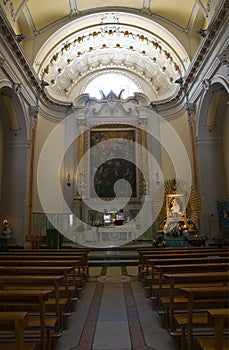 Madonna del Sabato Sanctuary. Minervino Murge. Puglia. Italy.