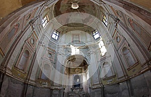 Baroque abandoned Church in Vercelli, Italy photo