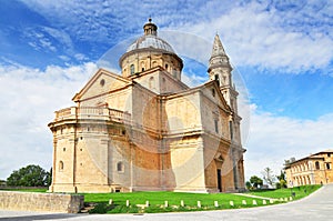 Madonna di San Biagio church Montepulciano in Tuscany, Italy Europe