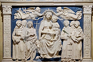 Madonna Enthroned, Medici Chapel, Basilica di Santa Croce in Florence