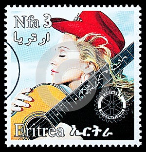 Madonna Postage Stamp