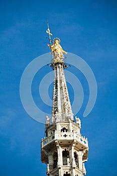 Madonnina statue in Milan