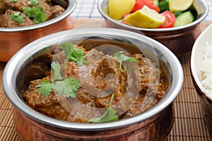 Madras butter beef curry photo