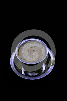 Madras Coffee in Traditional Indian Tumbler and Devorah