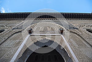 Madrasa Bou Inania in Fes, Morocco