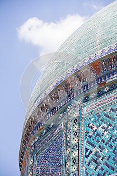 Madrasa tower in Uzbekistan