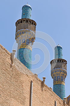 Madrasa-ye-Chahar Bagh, in Isfahan, Iran.