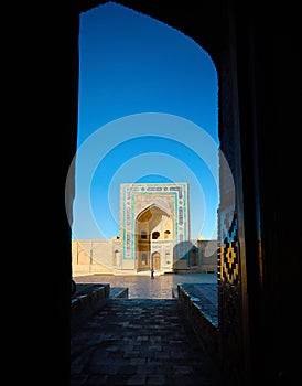 Madrasah of Abdulaziz Khan in Bukhara photo