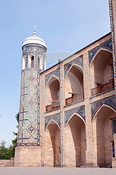 Madrasah Kukeldash in Tashkent, Uzbekistan. Travel, tourism