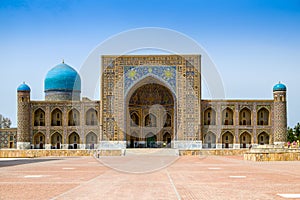 Madrasah Tilla-Kari on Registan square, Samarkand