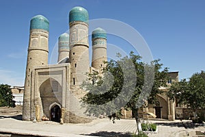 Madrassa Chor Minor, Bukhara, Uzbekistan photo