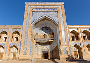 The madrassah of Muhammad Rahim-khan, in Khiva, Uzbekistan