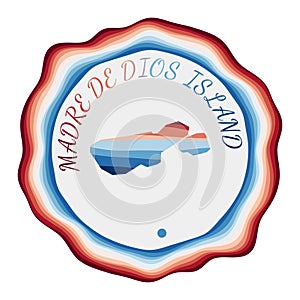Madre de Dios Island badge.