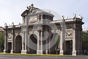 Madrid 18th century Puerta de Alcala