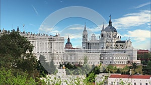 Madrid, Almudena Cathedral and Royal Palace - Spain
