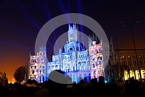 Madrid City Hall by Night