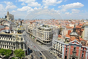 Madrid City Skyline, Spain