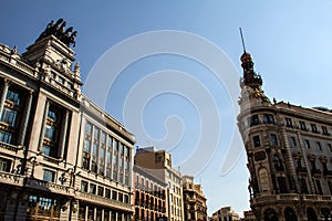 Madrid facades photo