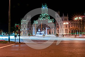 Madrid long exposure photo