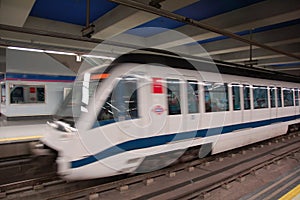 Madrid - metro movement