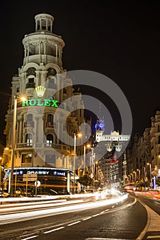 Madrid at night