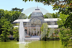 Madrid Palacio de Cristal in Retiro Park photo