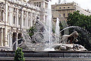 Madrid - Plaza de Cibeles photo
