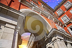 Madrid, Plaza Mayor in Historic part of the city