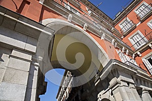 Madrid, Plaza Mayor in Historic part of the city