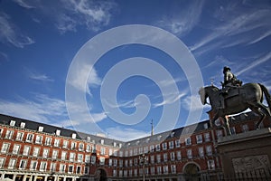 Madrid, Plaza Mayor in Historic part of the city