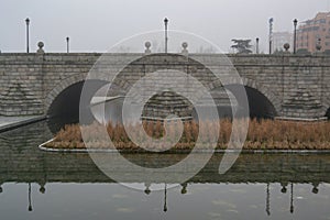 Madrid River and the Manzanares river in a route that we can go walking.