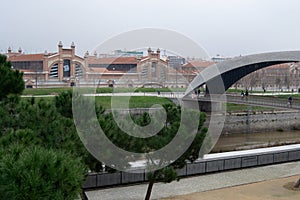 Madrid River and the Manzanares river in a route that we can go walking.