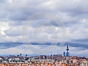 Madrid skyline