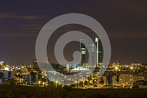 Madrid skyline