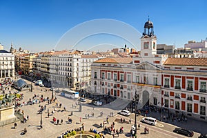 Madrid Spain at Puerta del Sol