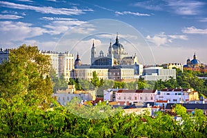 Madrid, Spain at Almudena Cathedral