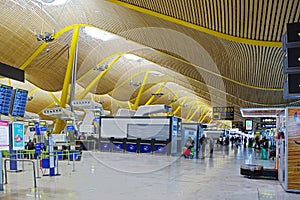 Madrid, Spain, Barajas Airport. T4 Terminal. photo