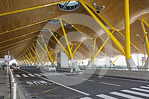 Madrid, Spain, Barajas Airport. T4 Terminal. photo