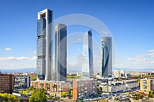 Madrid, Spain Financial District photo