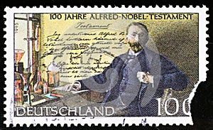 Alfred Nobel (1833 - 1896), a Swedish chemist