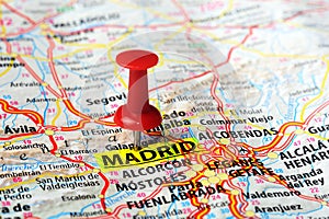 Madrid , Spain map