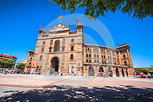 Madrid,Spain-May 5,2015: Las Ventas Bullring in Madrid, Spain