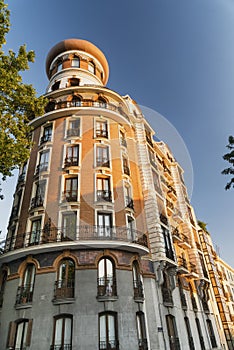 Madrid Spain: Park of Buen Retiro, buildings